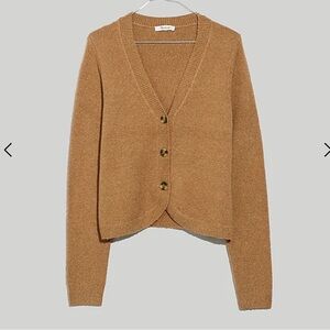 Madewell Haskell Crop Cardigan and Matching Tank Top - Set